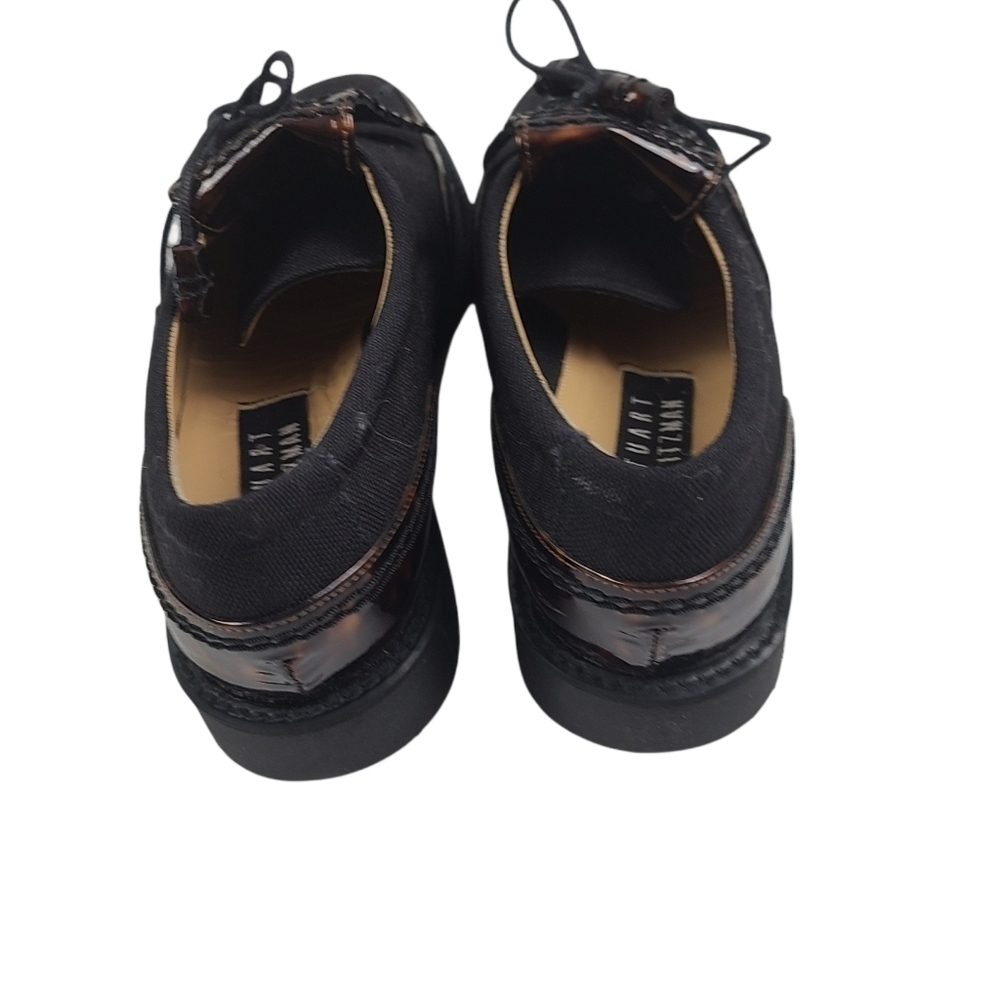 New Stuart Weitzman Tortoise Kiltie‎ Oxford With Spikes Golf Shoes sz 6 - Picture 2 of 8